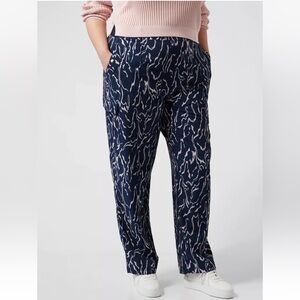 NWT Athleta Vienna cargo pant navy orchid sz 16